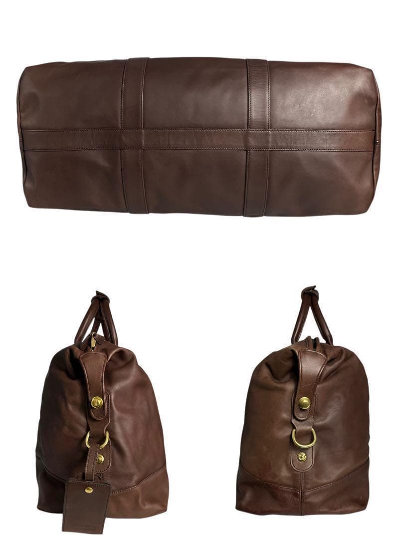 美品✨COACH コーチ　ボストンバッグ　茶色　018