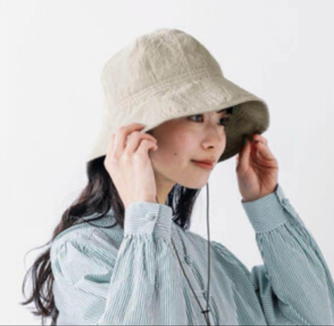 ナインティラー　ベルギーリネンハット