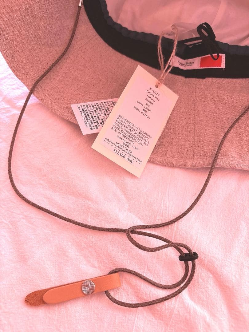 ナインティラー　ベルギーリネンハット