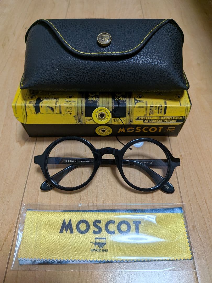 MOSCOT ZOLMAN ゾルマン ブラックフレーム 伊達メガネ