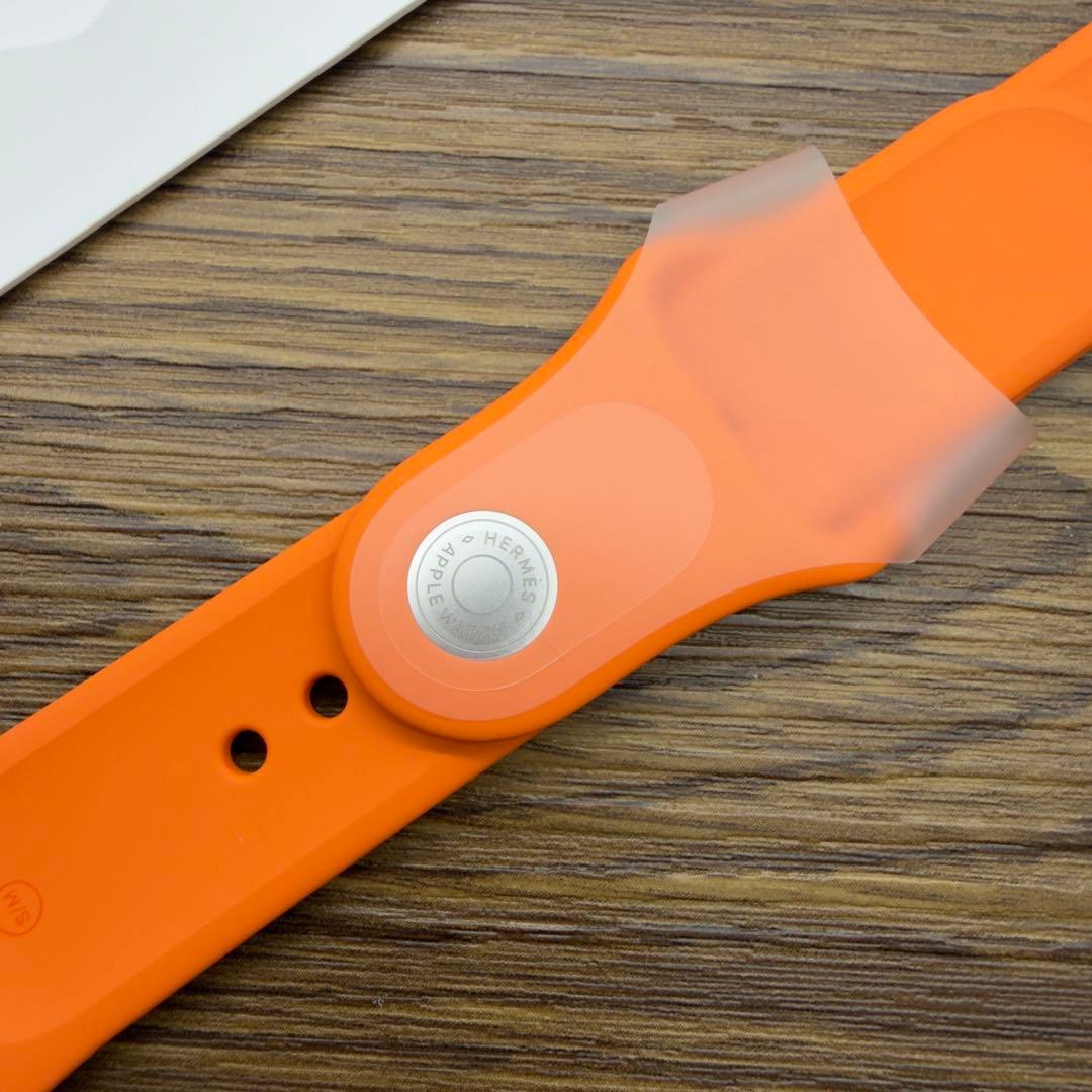 3030 未使用　Apple Watch エルメス　オレンジ　ラバーバンド