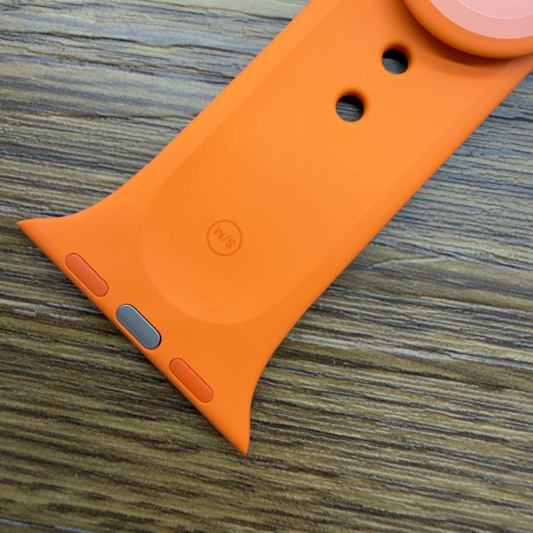 3030 未使用　Apple Watch エルメス　オレンジ　ラバーバンド