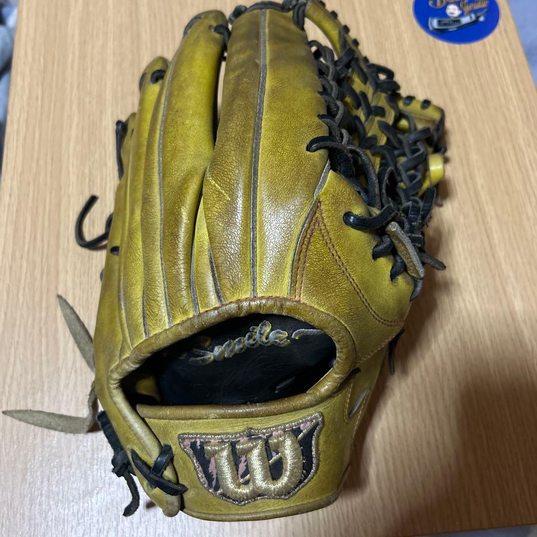 Wilson 硬式グローブ イエロー