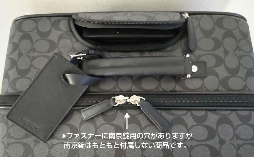 美品✨COACH/コーチ大型キャリーケース✨ガーメントケース＆ポーチ付き◆訳あり