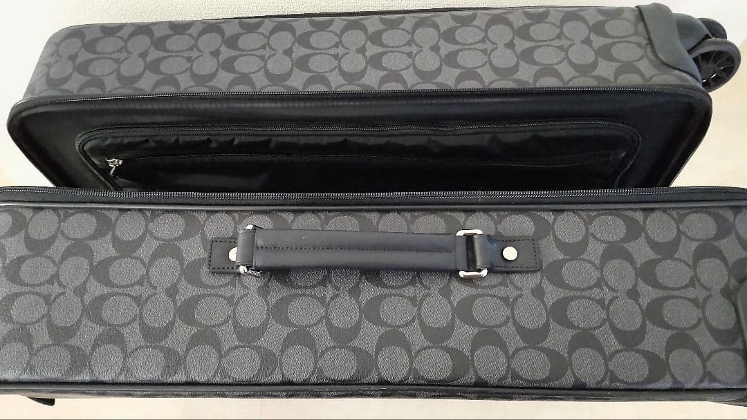 美品✨COACH/コーチ大型キャリーケース✨ガーメントケース＆ポーチ付き◆訳あり