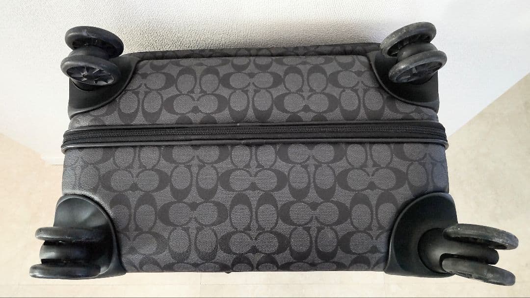 美品✨COACH/コーチ大型キャリーケース✨ガーメントケース＆ポーチ付き◆訳あり