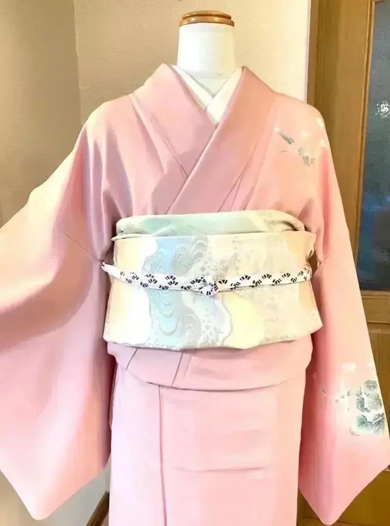 未使用美品 身丈163 上質正絹縮緬 付け下げ 落款有 花籠文ご入園ご入学式