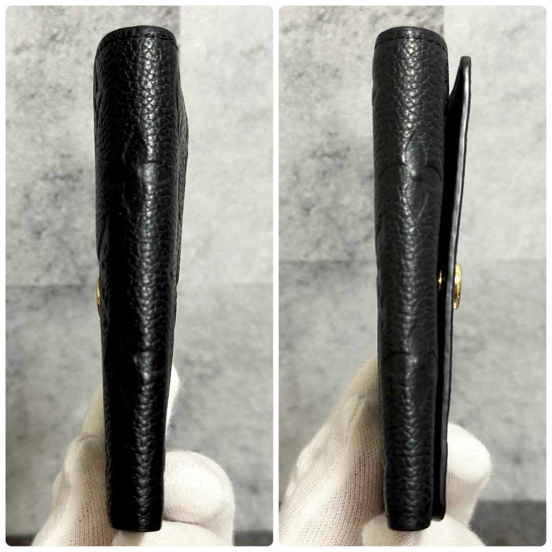 超極美品 IC搭載⭐️ルイヴィトン アンプラント ミュルティクレ6 キーケース 黒