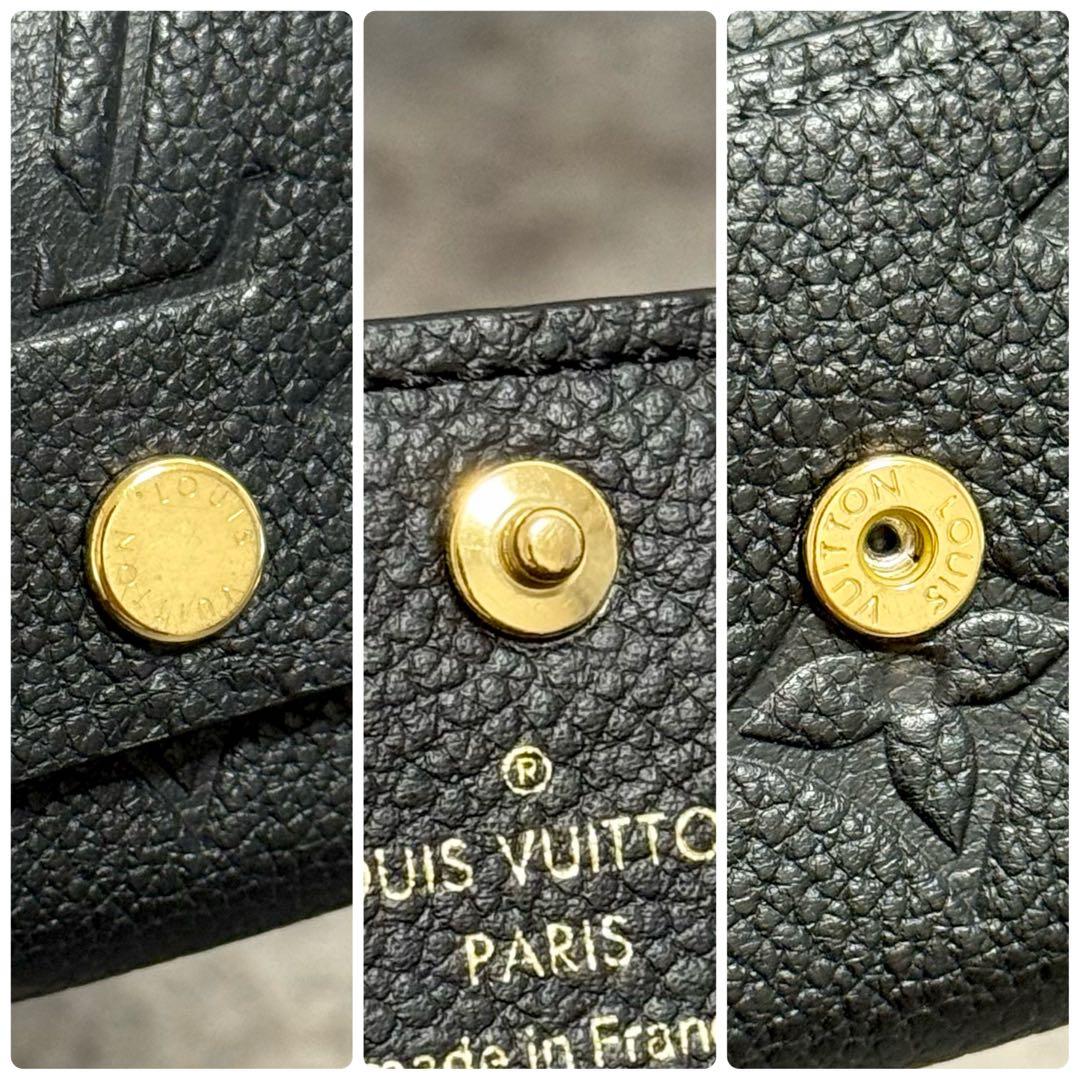 超極美品 IC搭載⭐️ルイヴィトン アンプラント ミュルティクレ6 キーケース 黒