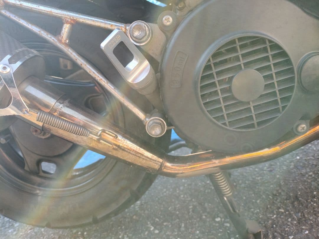 アドレスV125/G用 DCR GPスタイル カーボンマフラー