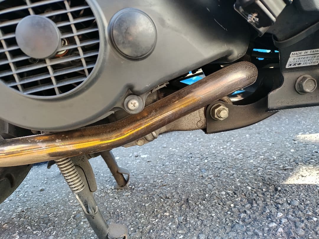 アドレスV125/G用 DCR GPスタイル カーボンマフラー