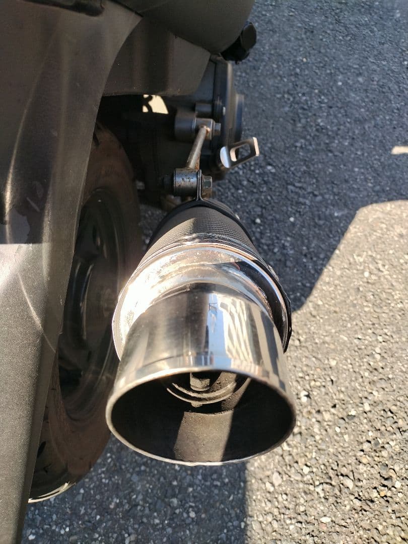 アドレスV125/G用 DCR GPスタイル カーボンマフラー