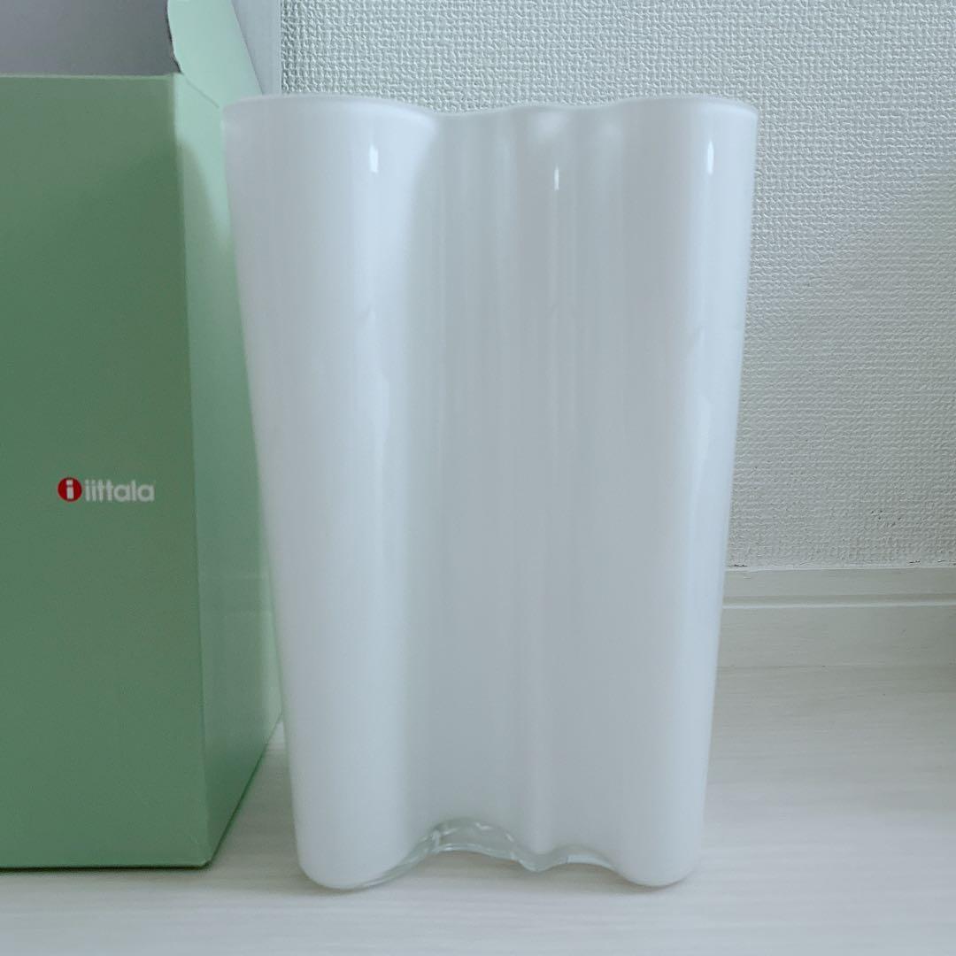 新品未使用 イッタラ アアルトベース 251mm ホワイト 白