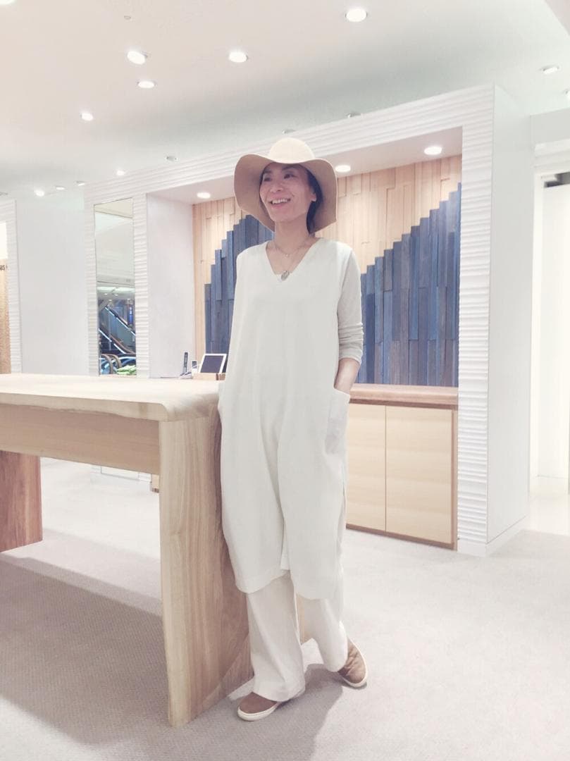 45R フロートロングベスト ワンピース