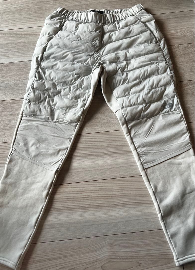 THE NORTH FACE ダウンパンツ ライトグレー