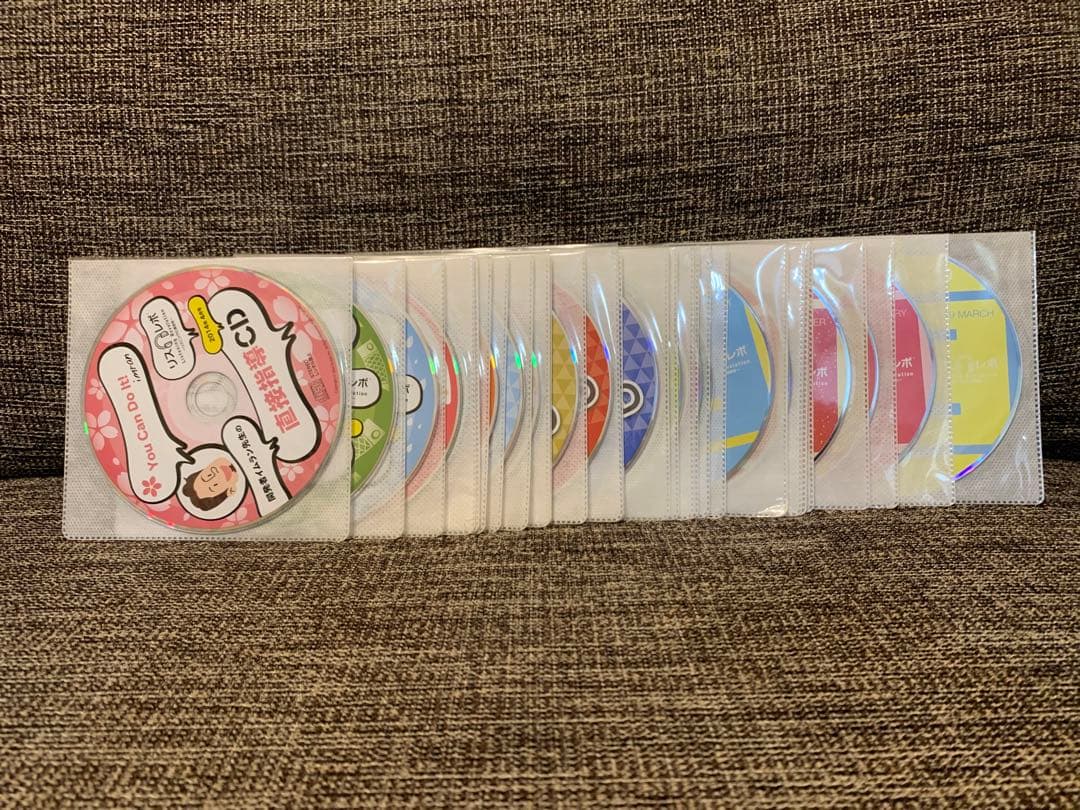 英語DVD教材　リスレボCD65枚とDVD41枚　イムラン先生の英会話