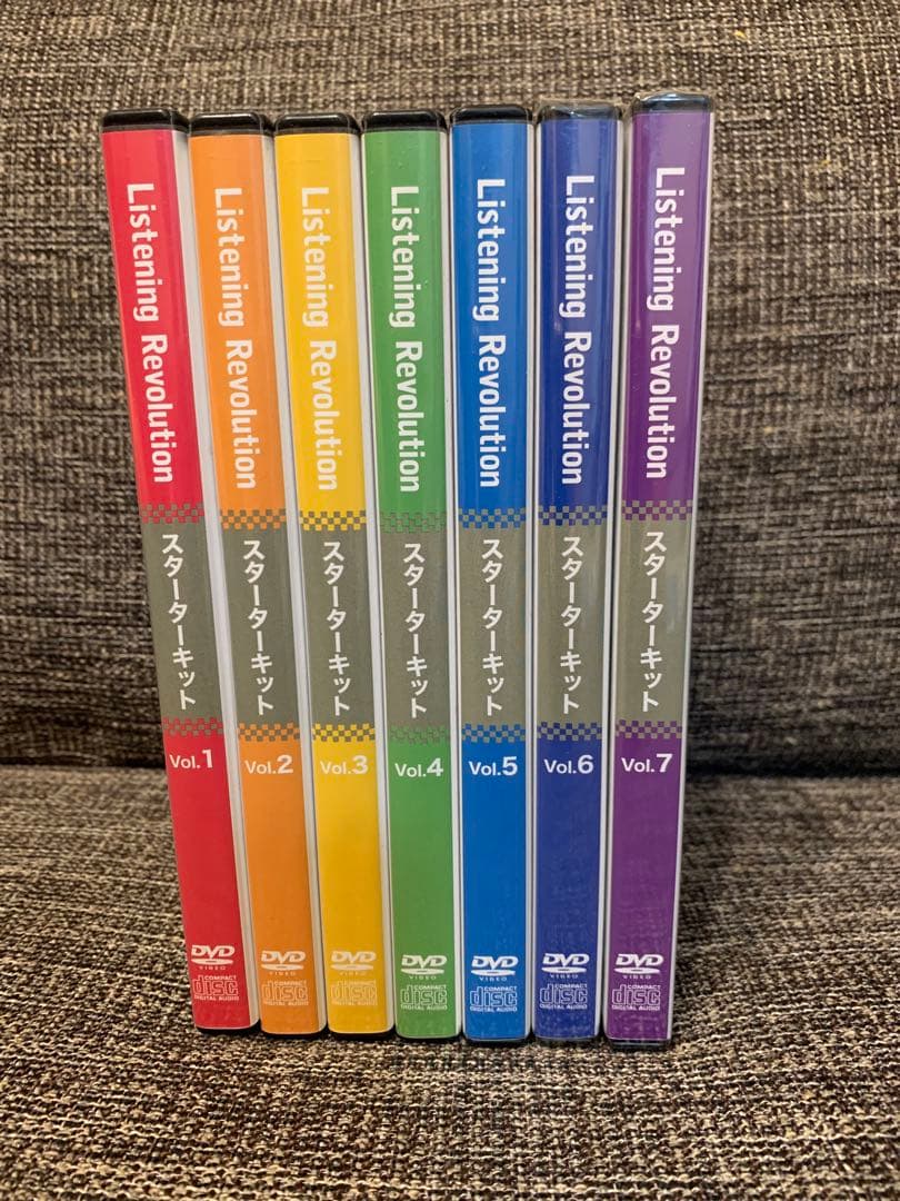 英語DVD教材　リスレボCD65枚とDVD41枚　イムラン先生の英会話
