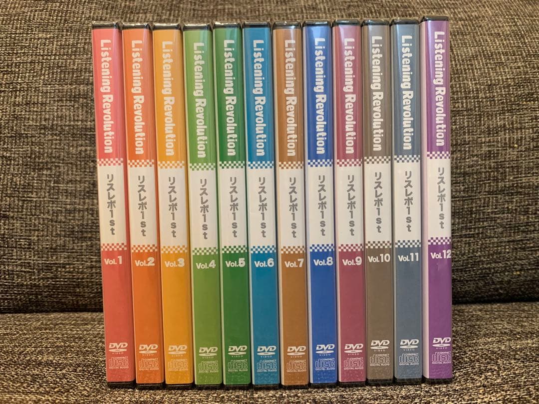 英語DVD教材　リスレボCD65枚とDVD41枚　イムラン先生の英会話