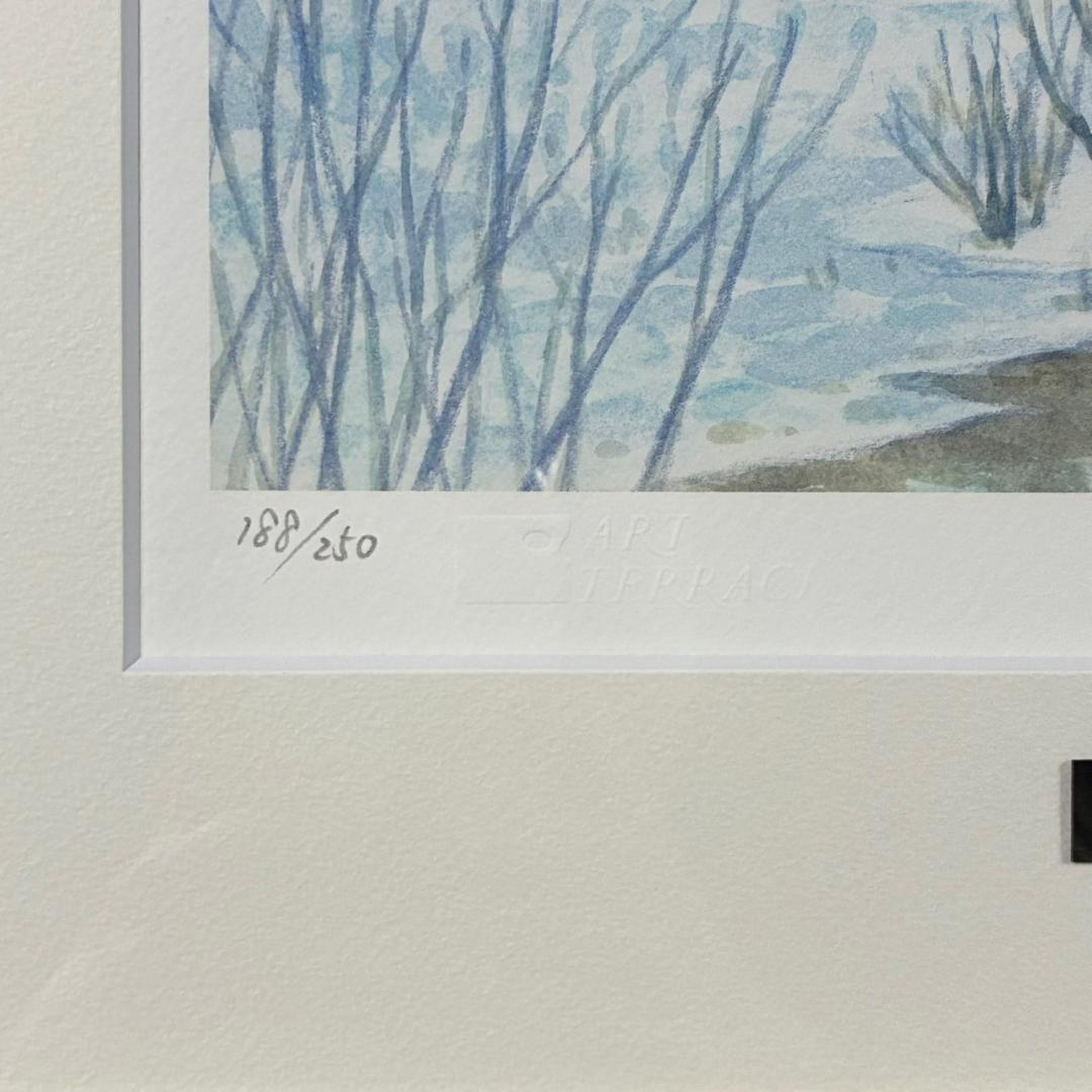 美品 笹倉鉄平「スケート遊び」ミクスドメディア 直筆サイン入り 保証書付属