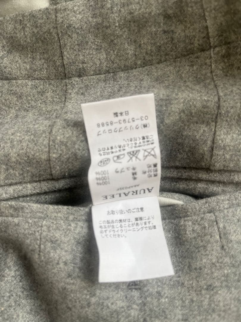 最終auralee オーラリーSUPER SOFT FLANNEL SLACKS