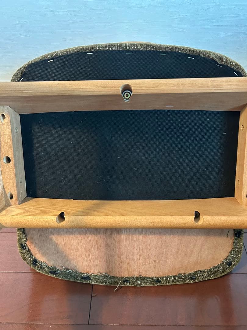 【ちゅらページ】モモナチュラル ダイニングチェア（グリーン）