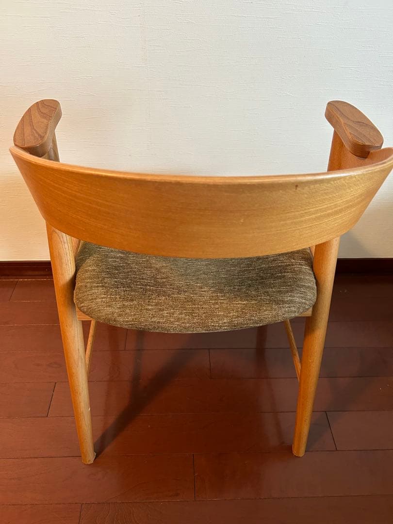 【ちゅらページ】モモナチュラル ダイニングチェア（グリーン）