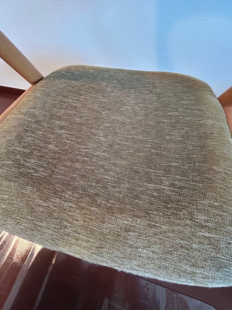 【ちゅらページ】モモナチュラル ダイニングチェア（グリーン）