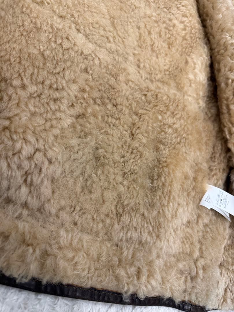 ポロ ラルフローレン B-3 ムートン レザーボンバージャケット rrl