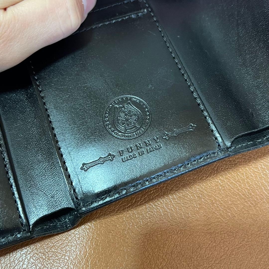 週末値下 FUNNY ファニー コードバン コンパクト財布 COSMO コスモ