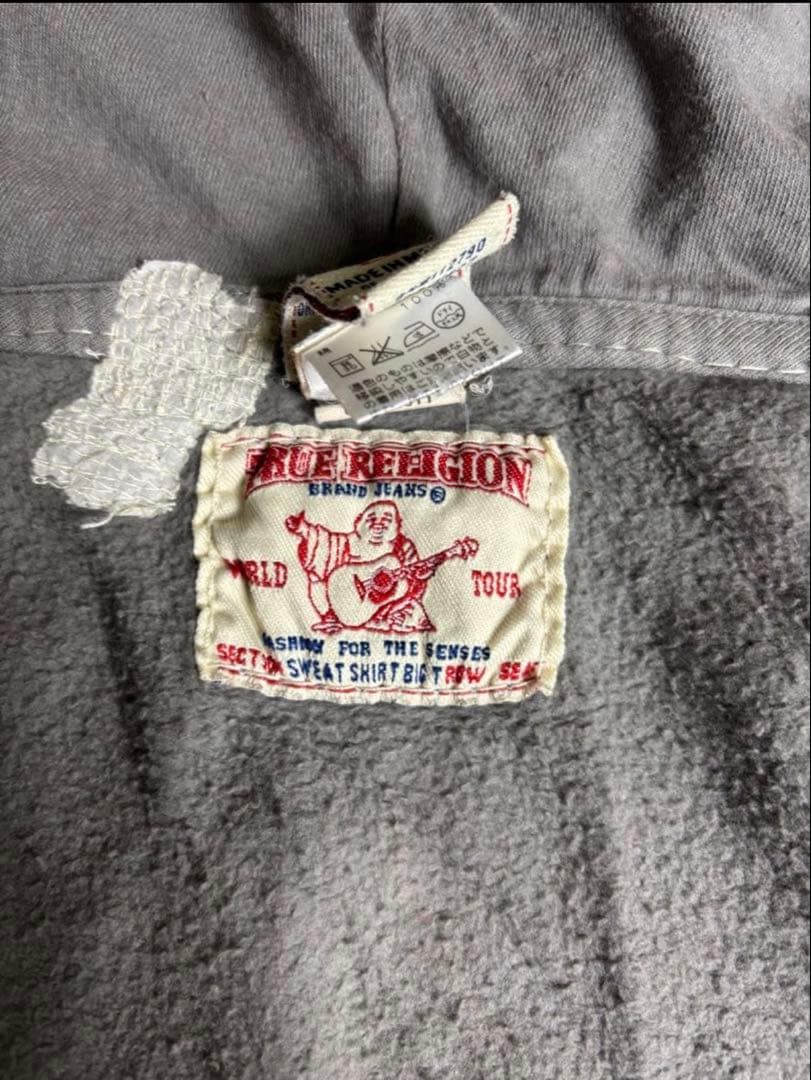 【希少】true religion パーカー Y2K グレー yokosquad
