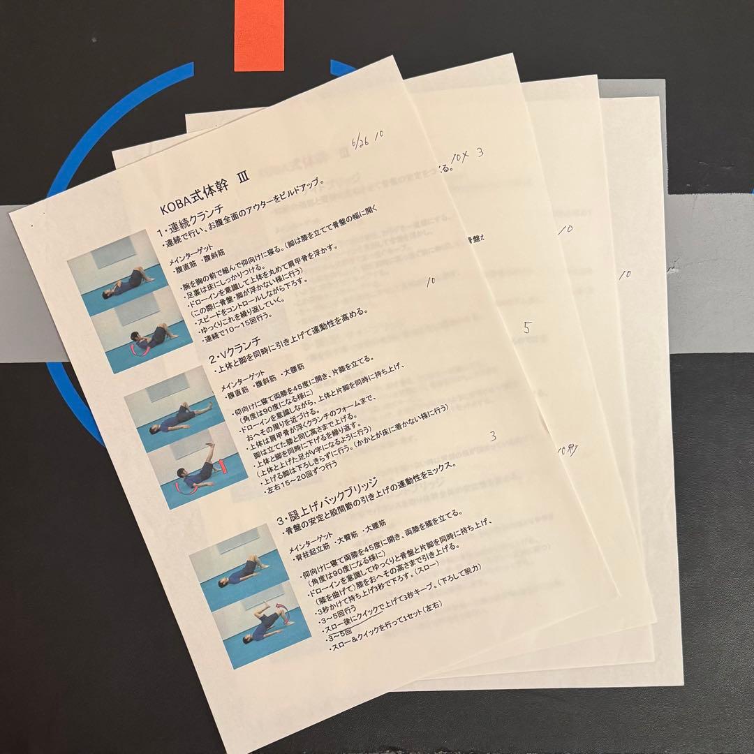 KOBAトレ ファンクショナルマット マニュアル付き コバトレ