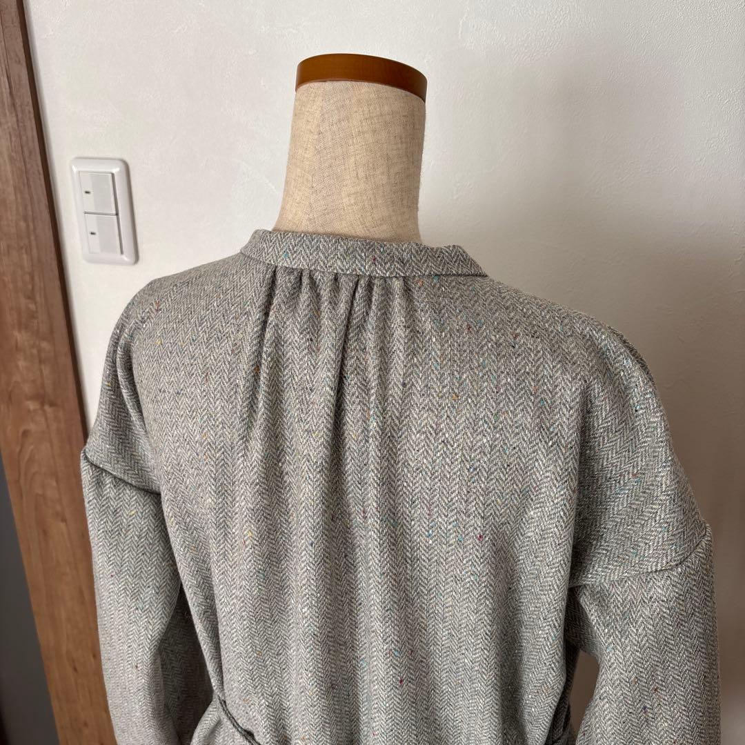 ギャザーワンピース　ハンドメイド