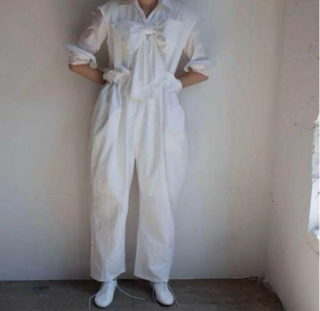 【最値下げ】Bibiy. SARAH RIBBON ROMPERS ホワイト