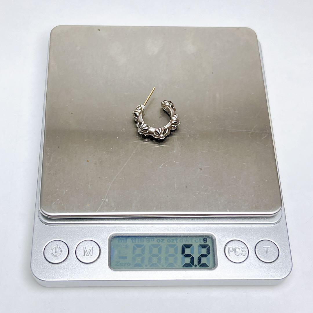 クロムハーツ　クロスバンド　フープ　ピアス　925 キャッチ無し
