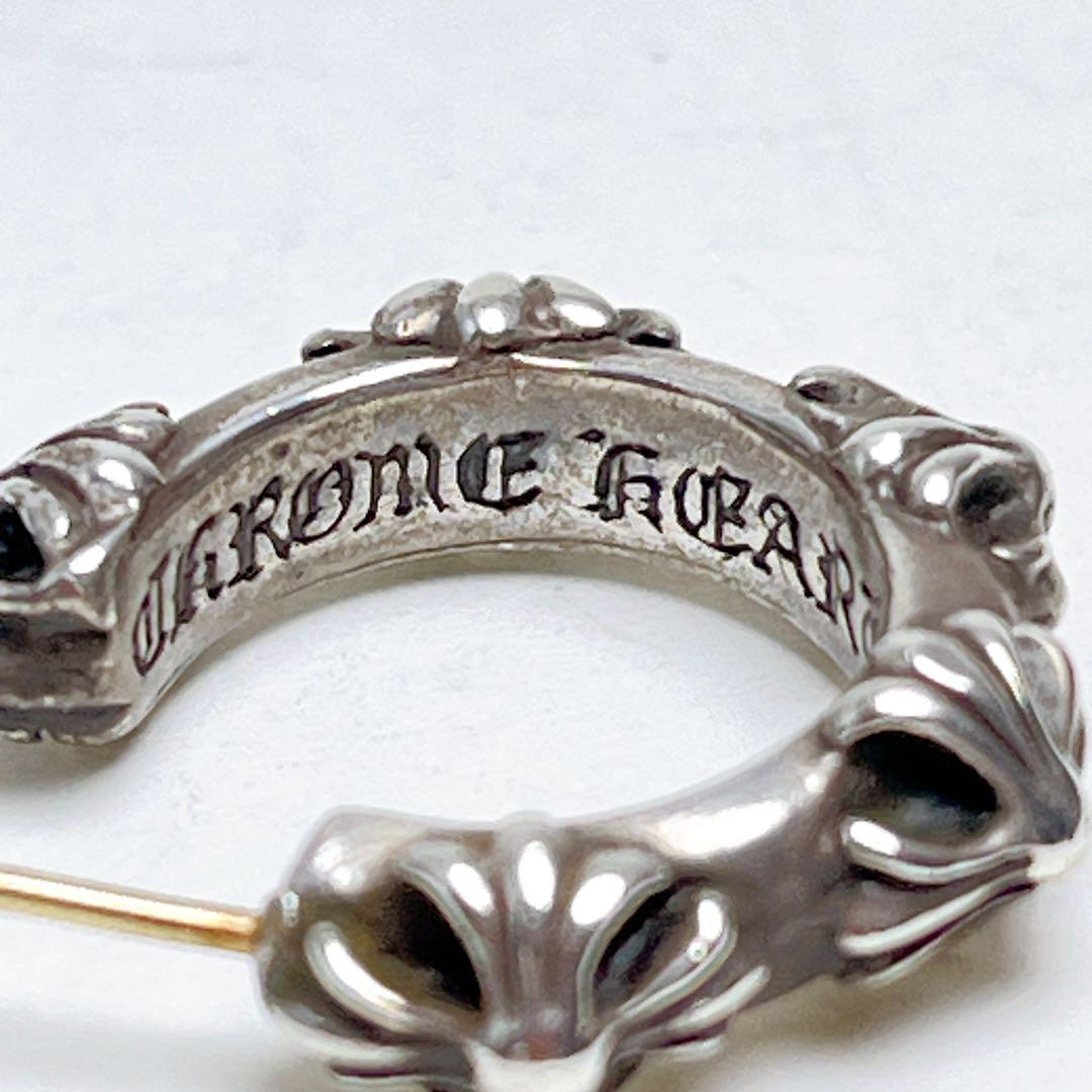 クロムハーツ　クロスバンド　フープ　ピアス　925 キャッチ無し