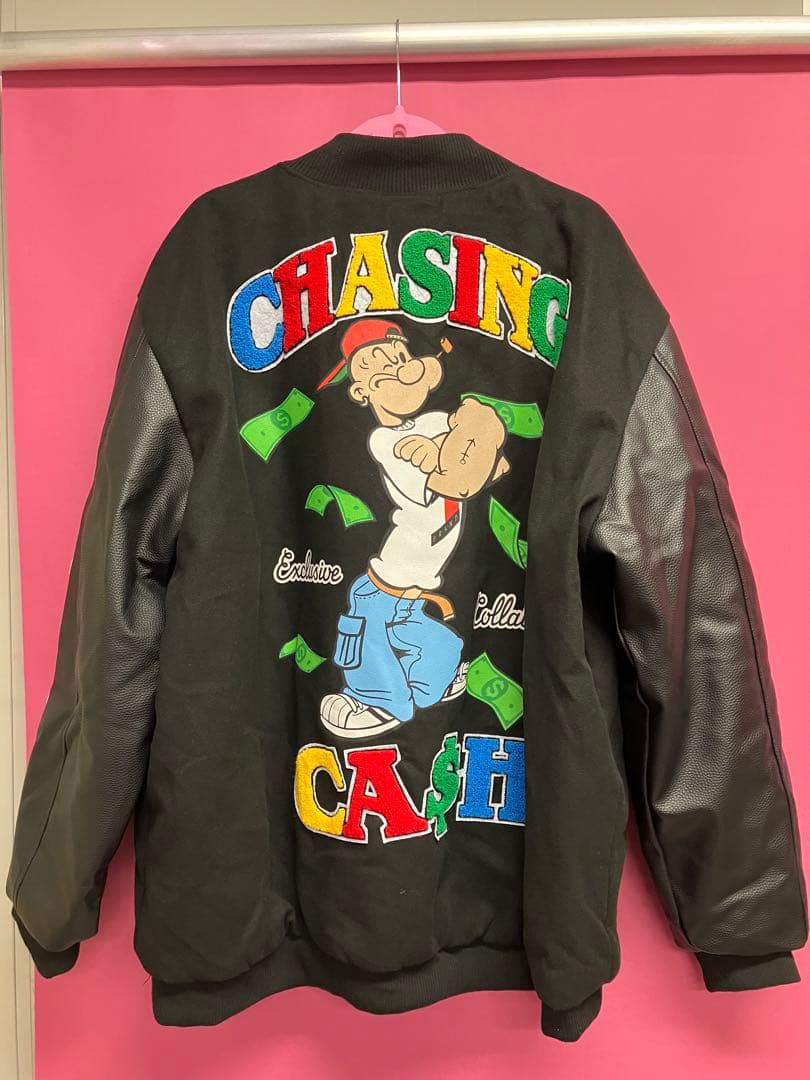 REASON×ポパイ　スタジャン　3XL