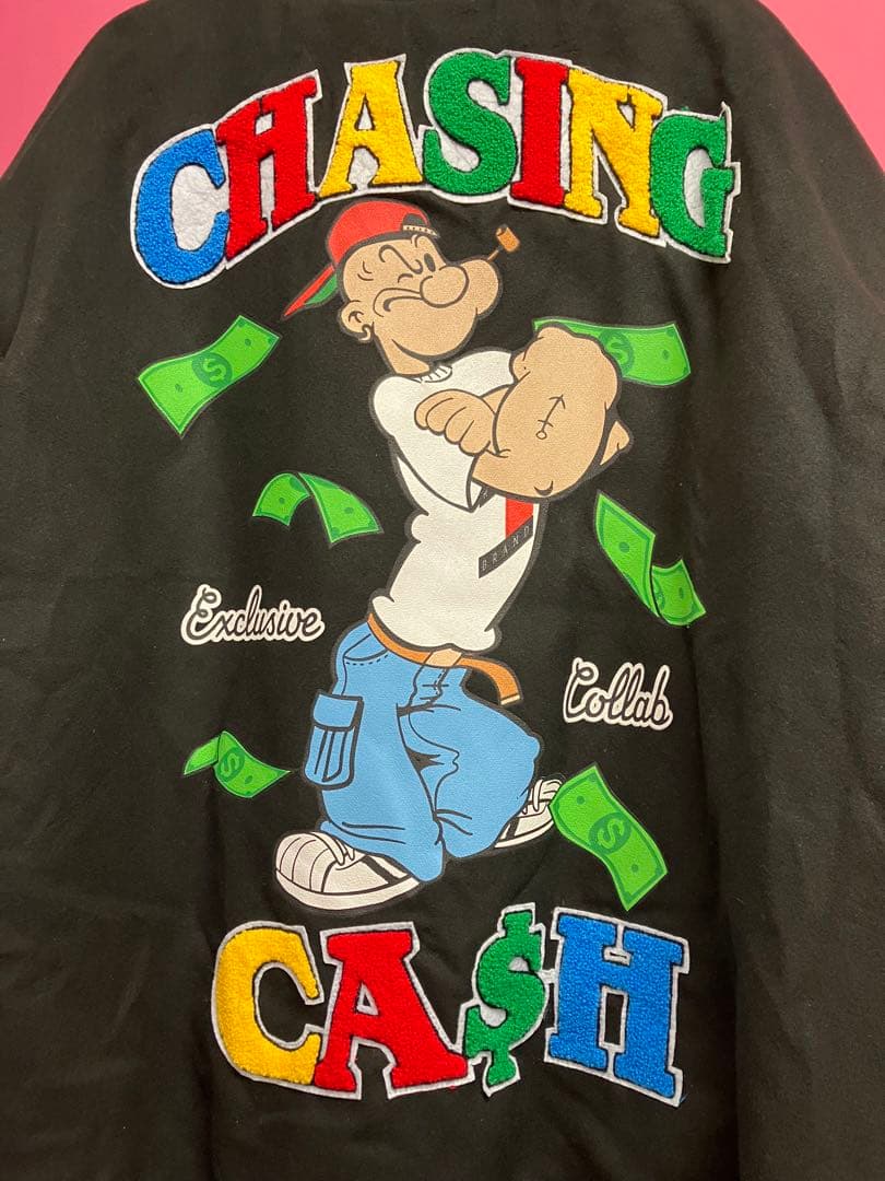 REASON×ポパイ　スタジャン　3XL