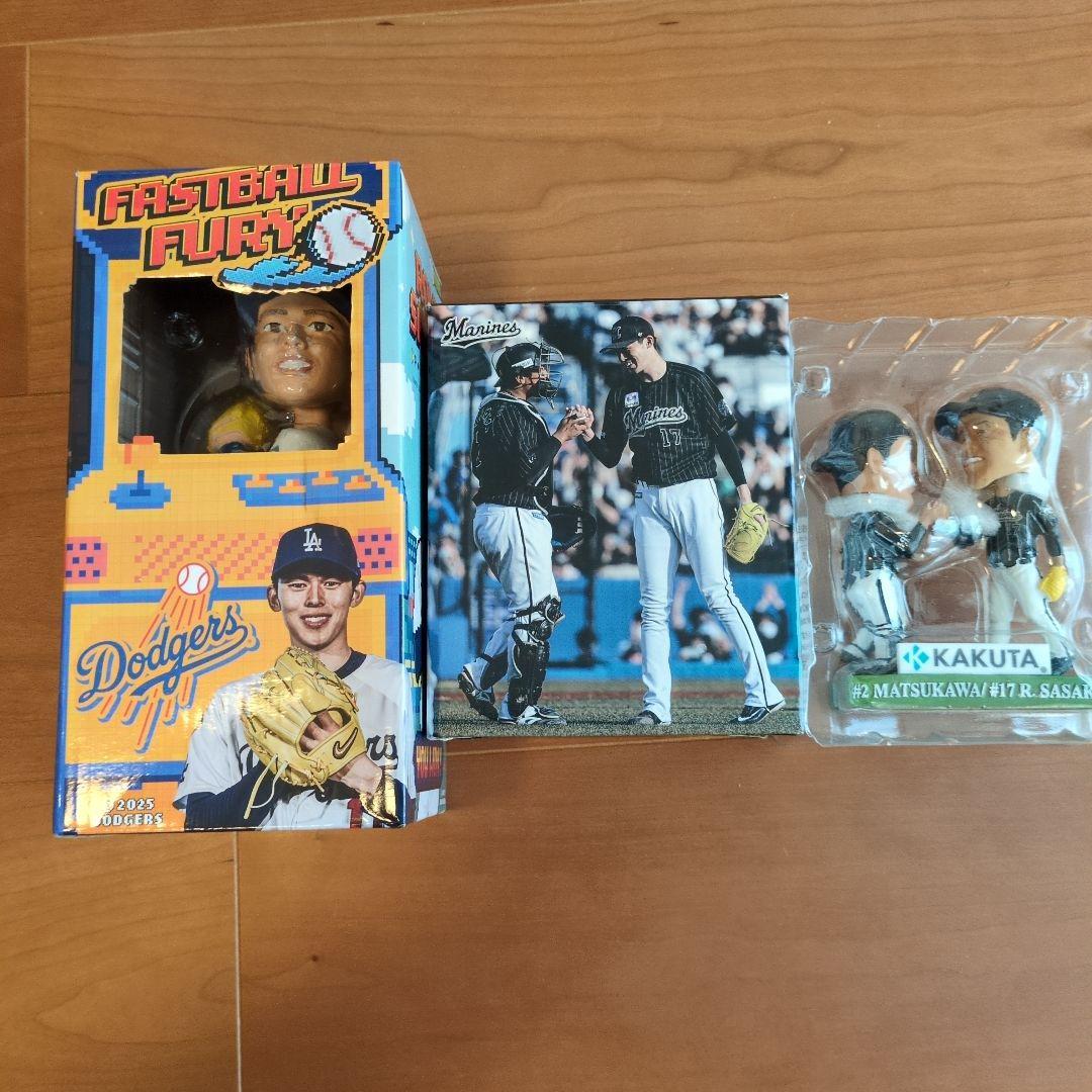 佐々木朗希　ボルブヘット　ドジャース　ロッテ　セット　新品未使用　非売品