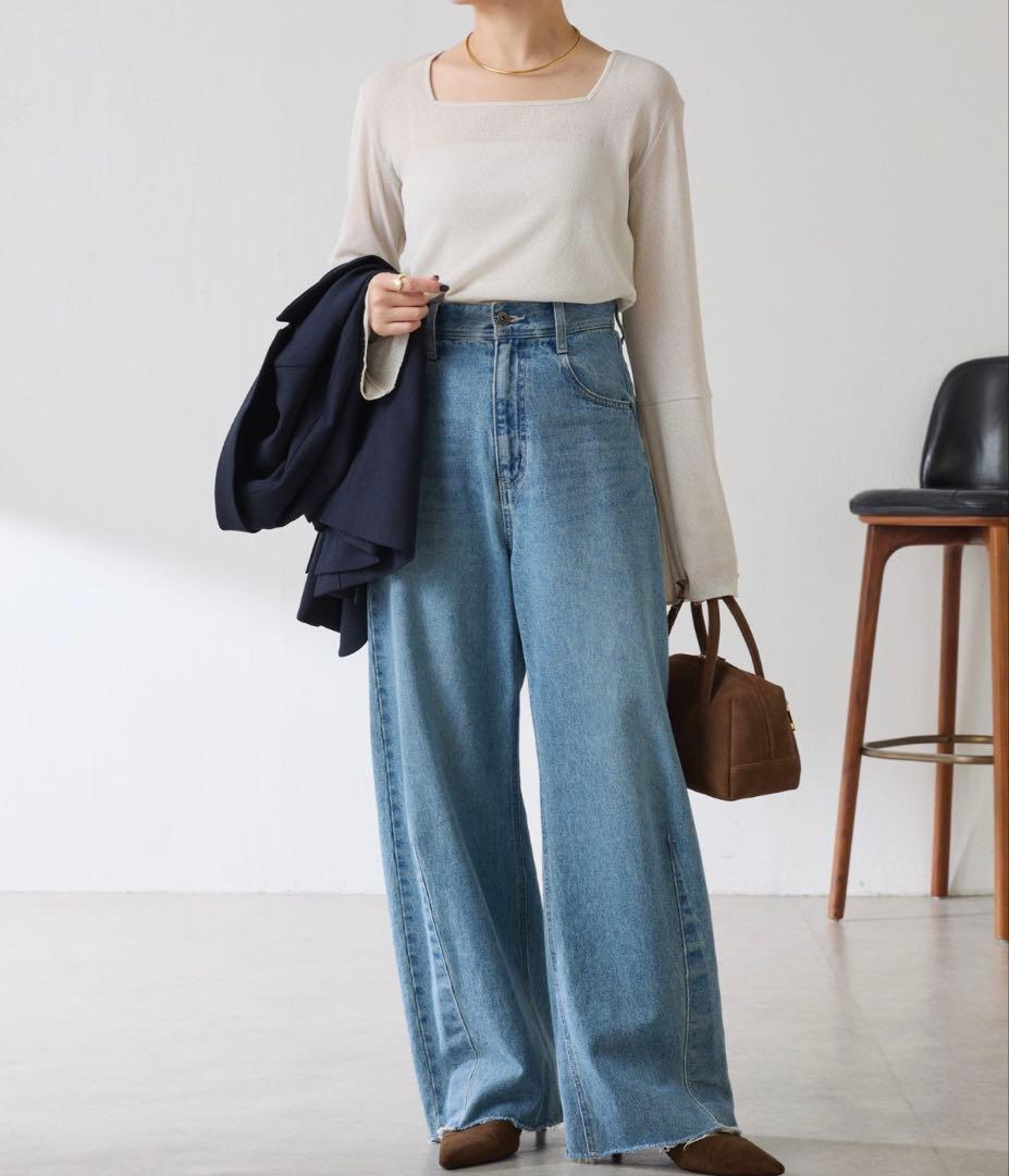 新品タグ付ラメリブスクエアロンT COLLAGE GALLARDAGALANTE