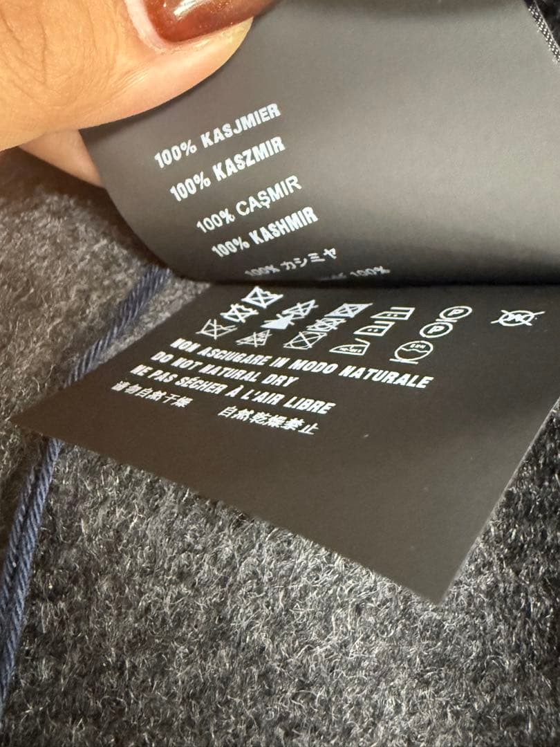 【新品未使用品】PRADA ストール　マフラー　カシミヤ100% グレー　プラダ