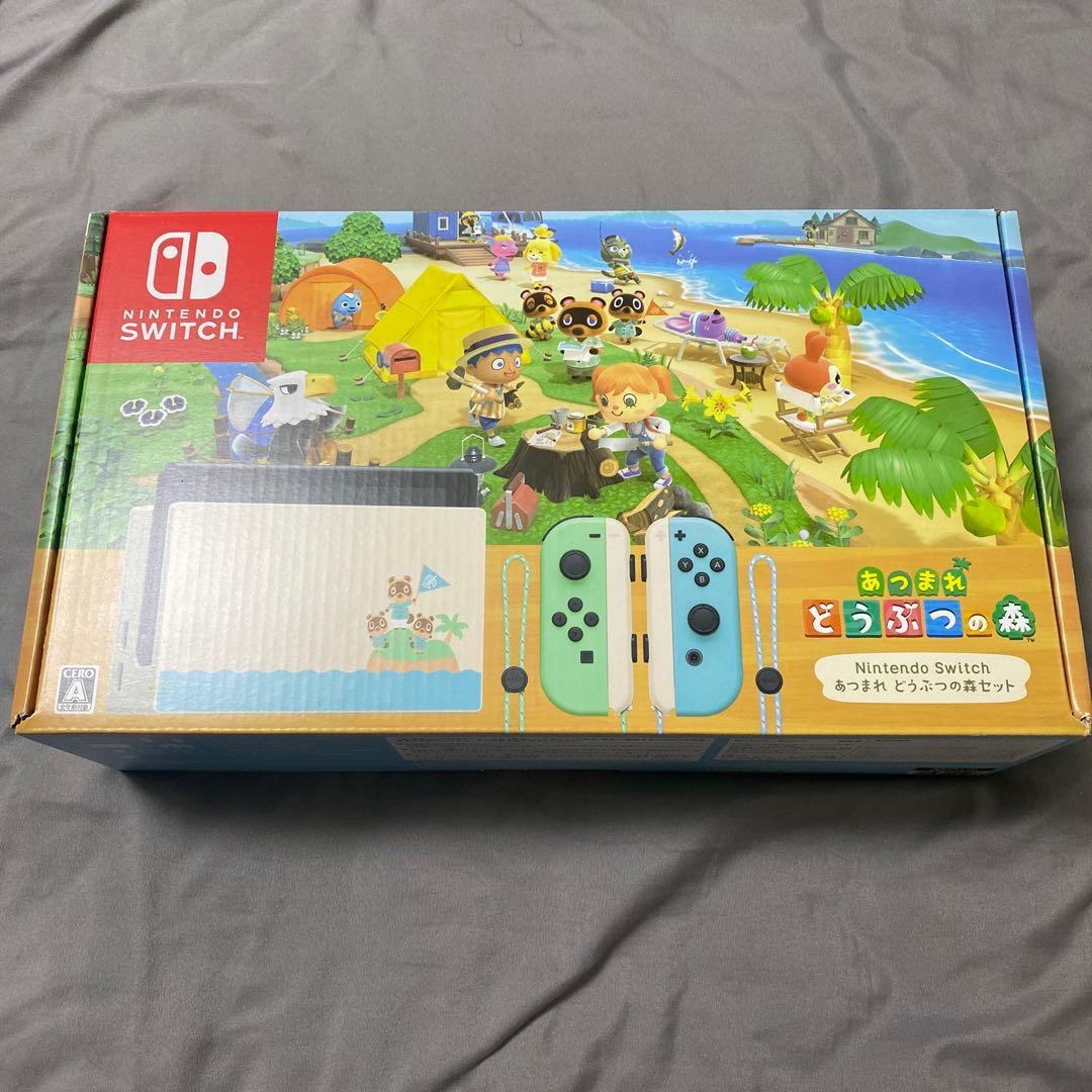 どうぶつの森　Nintendo Switch 本体　ジョイコン　収納　セット
