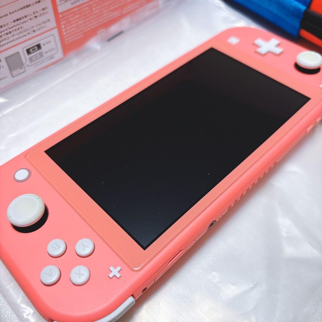極美品 Nintendo Switch Lite コーラルピンク 本体