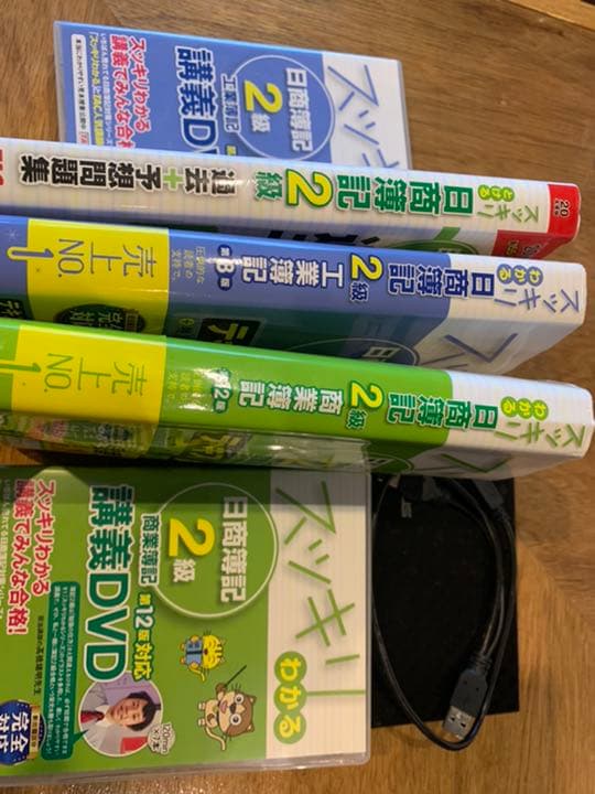 スッキリわかる 日商簿記2級 商業／工業簿記　テキスト&DVD＆外付けドライバー