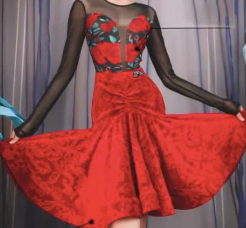 社交ダンスドレス 上下セットSサイズ