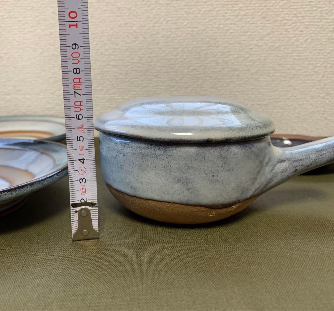 湯町窯エッグベーカー2個セット　海鼠釉