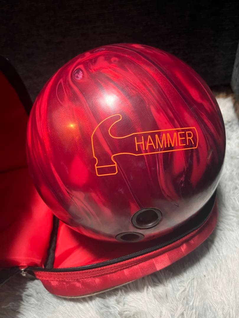 HAMMER ASSAULT 3D OFFSET ボウリングボール（ケース付き）