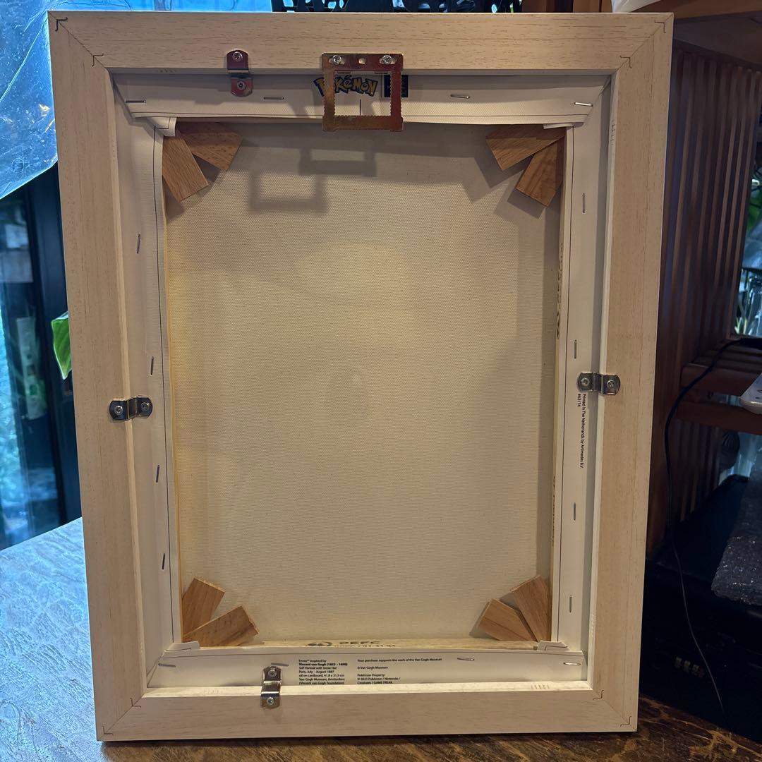 ゴッホ イーブイ キャンバス Sサイズ 白枠付き