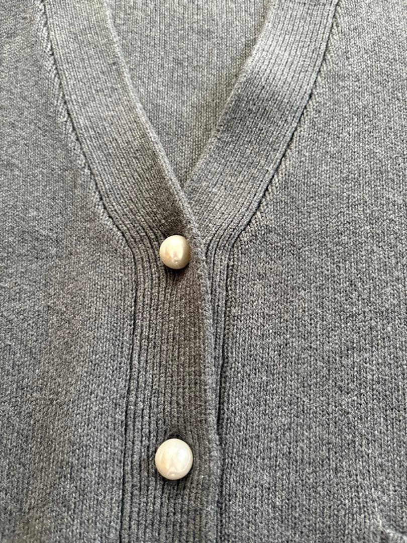 きらりんこ　S LOBE IENAグレー ニットベスト サイズF