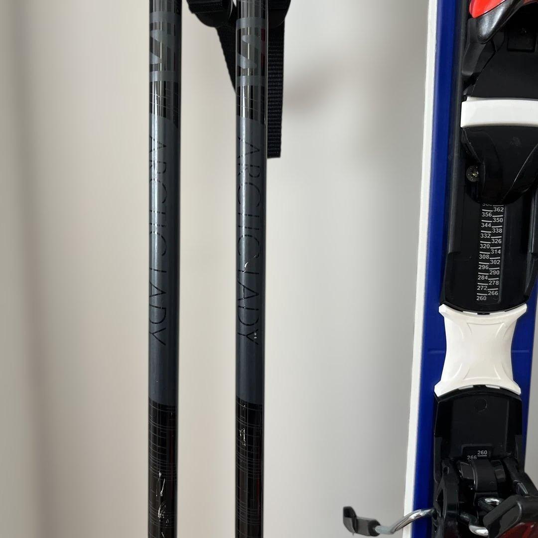 ROSSIGNOL スキー板 163㎝　ストックセット