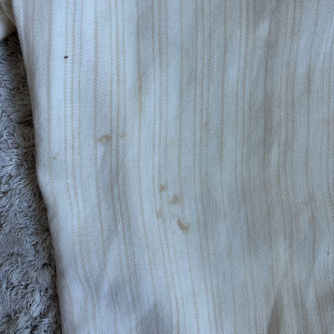 30〜40's french vintage ストライプスラックス リネン